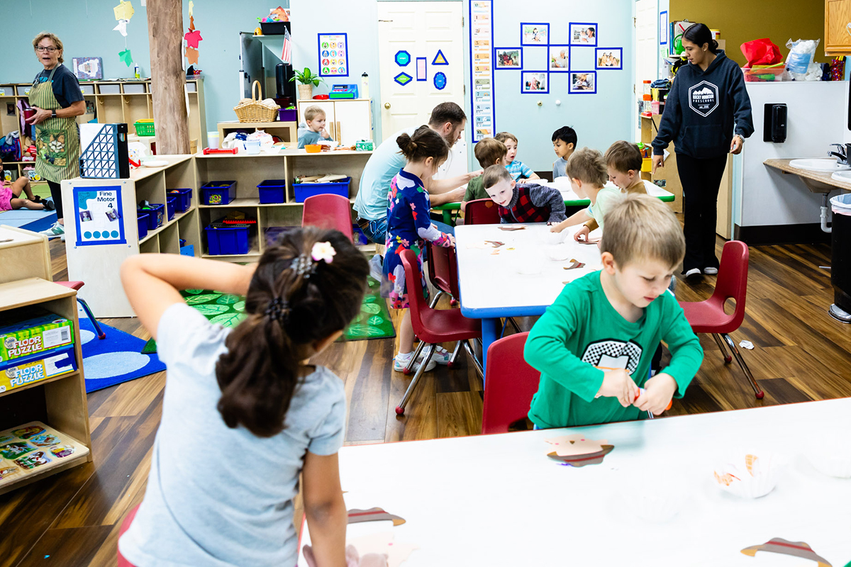 Large, Airy Classrooms With Room To Grow, Play, & Learn